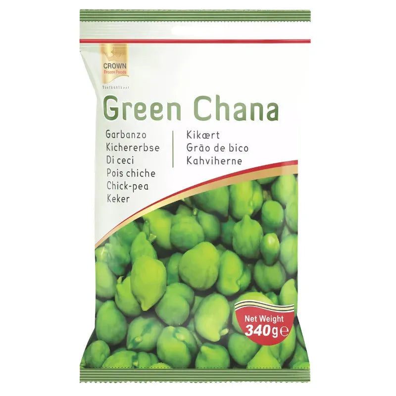Crown Frozen Green Channa - 340g-Noor Groceries