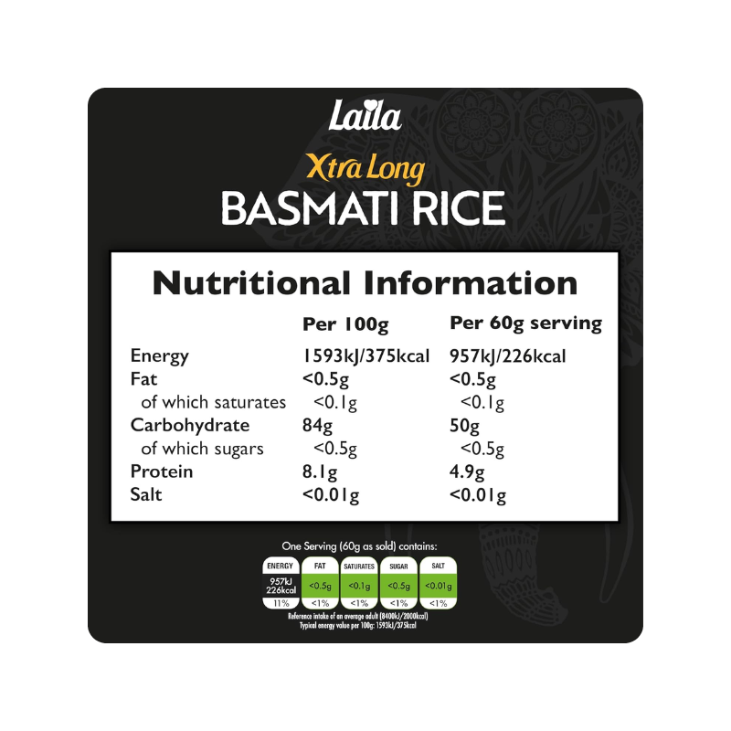 Laila Extra Long Grain Rice 5kg-Noor Groceries