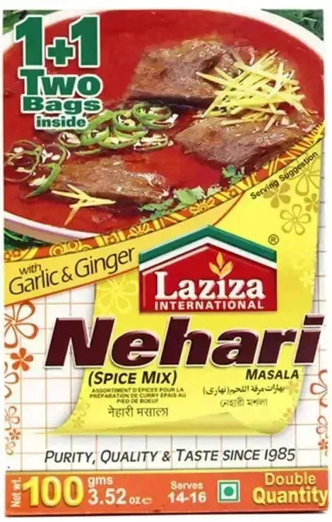 Laziza - Nehari Masala spice mixture 100g-Noor Groceries
