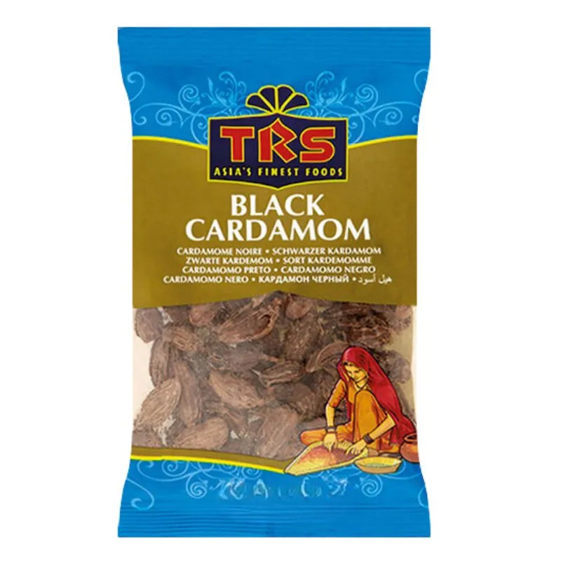 TRS Black Cardamoms - 50g-Noor Groceries