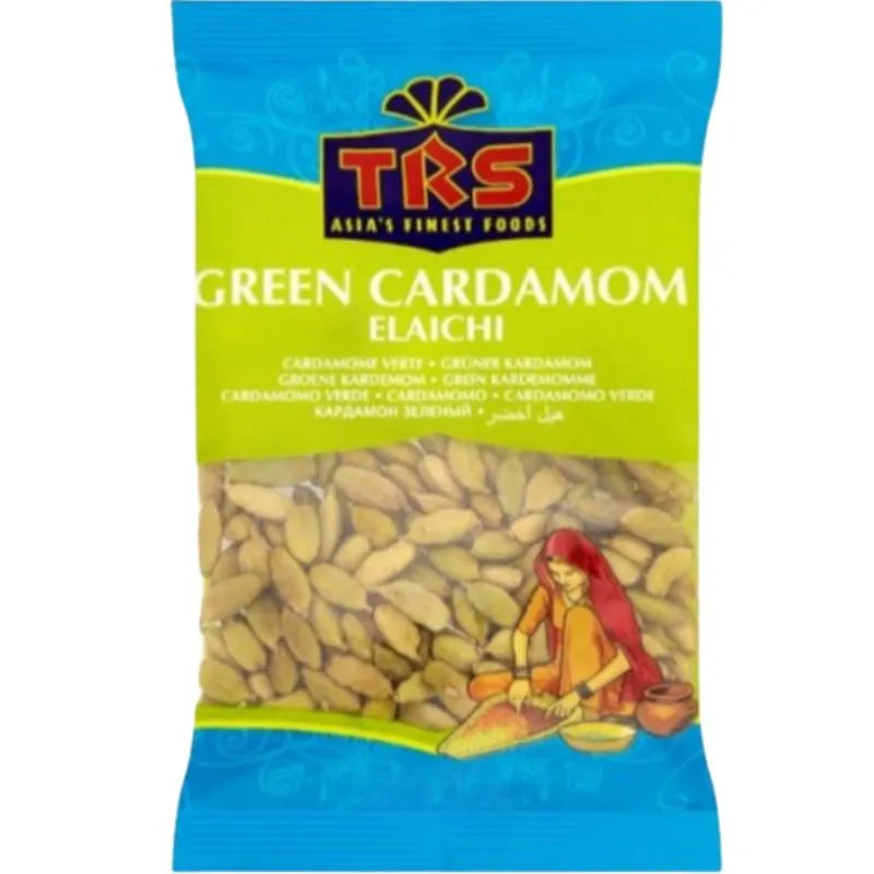 TRS Green Cardamom (Eliachi) - 50g-Noor Groceries