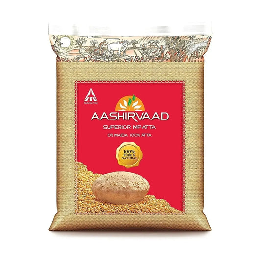 Aashirvaad Atta / Wheat Flour Export Pack - 5Kg-Noor Groceries