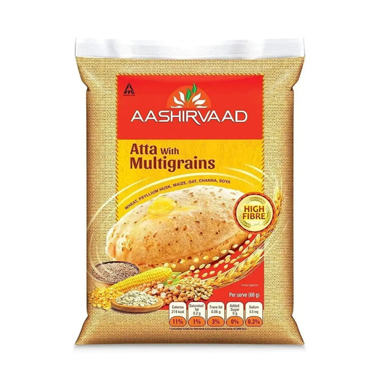 Aashirvaad Multigrains Atta- 5Kg-Noor Groceries