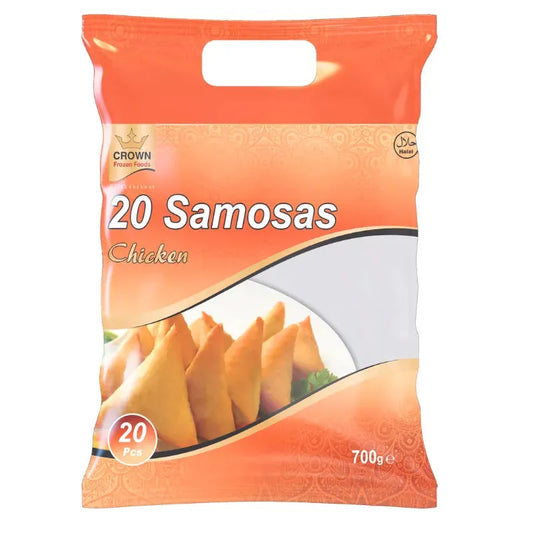 Crown Frozen Chicken Samosa - 700g-Noor Groceries