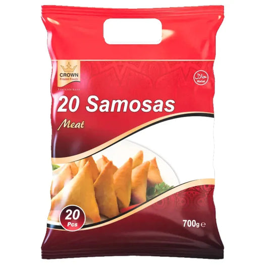 Crown Frozen Meat Samosa - 700g-Noor Groceries