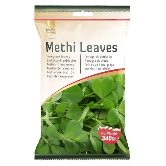 Crown Frozen Methi Leaves - 340g-Noor Groceries