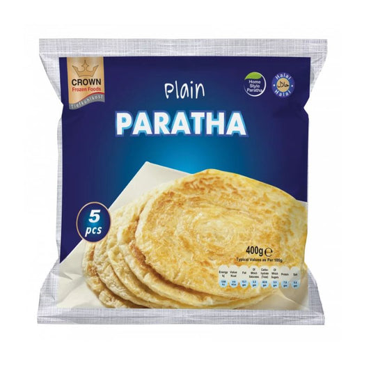 Crown Frozen Plain Paratha - 400g-Noor Groceries