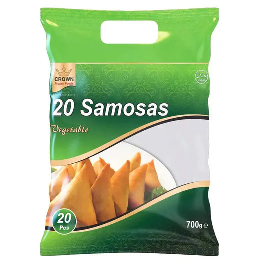 Crown Frozen Vegetable Samosa - 700g-Noor Groceries