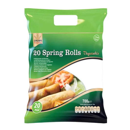 Crown Frozen Vegetable Spring Roll - 700g-Noor Groceries