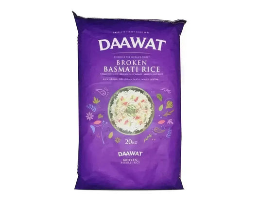 Daawat - Broken Basmati Rice 20Kg-Noor Groceries