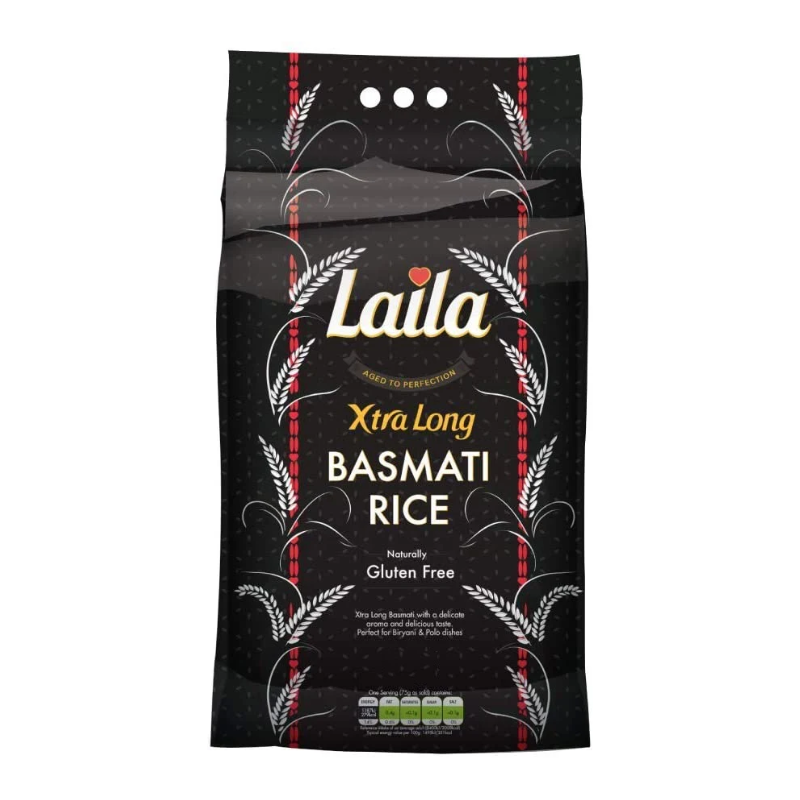 Laila Extra Long Grain Rice 5kg-Noor Groceries