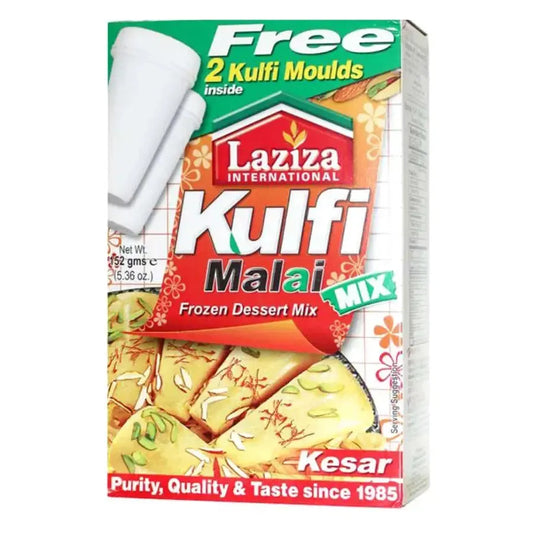 Laziza - Kulfi Malai Mix Kesar (Mould) 152g-Noor Groceries