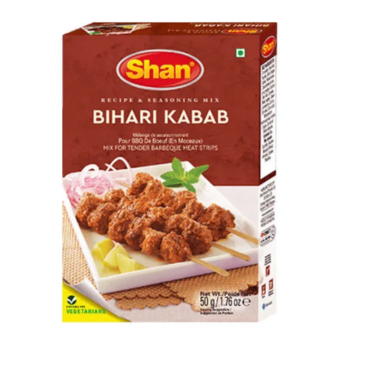 Shan Bihari Kebab Masala 50g-Noor Groceries