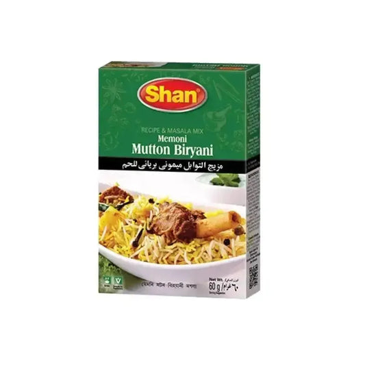 Shan Memoni Mutton Biryani Masala - 60g-Noor Groceries