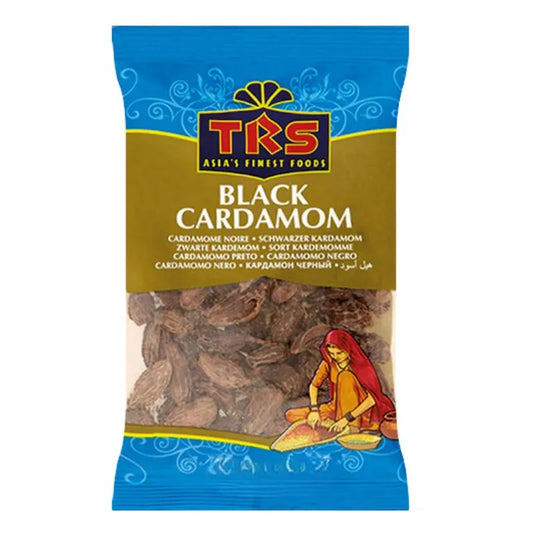 TRS Black Cardamoms - 50g-Noor Groceries