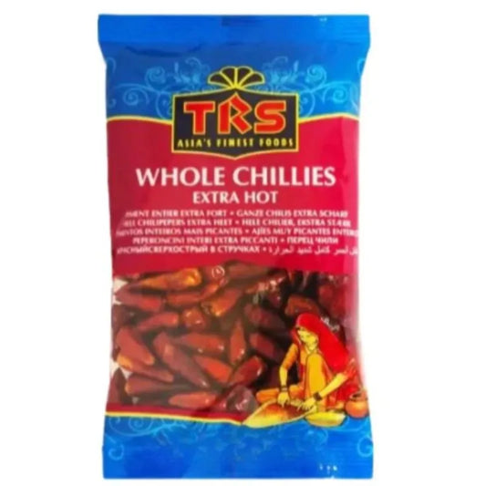 TRS Chilli Whole Red Extra Hot - 50g-Noor Groceries