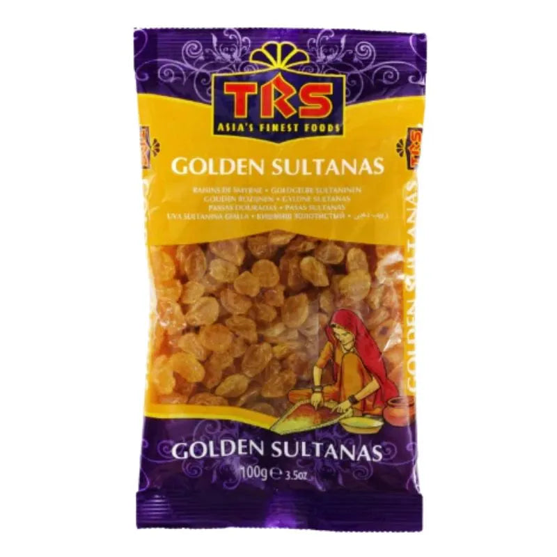 TRS Golden Sultanas - 100g-Noor Groceries
