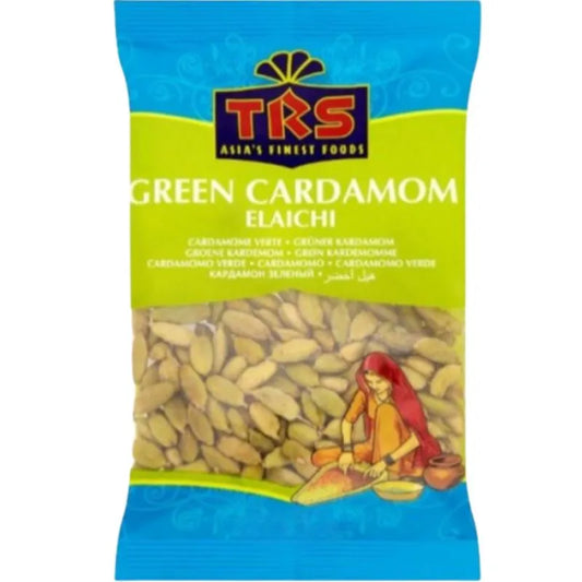 TRS Green Cardamom (Eliachi) - 50g-Noor Groceries