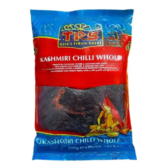 TRS Kashmiri Chilli Whole - 150g-Noor Groceries