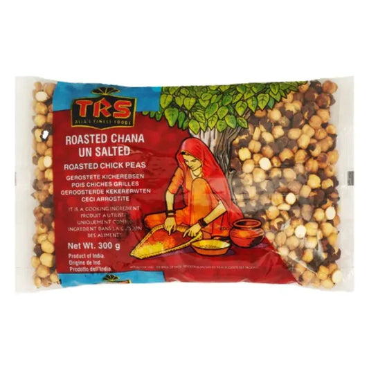 TRS Roasted Chana Plain Unsalted - 300g-Noor Groceries