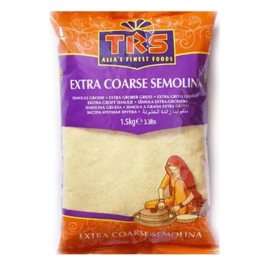 TRS Semolina/ Sooji Extra Coarse - 1.5Kgs-Noor Groceries