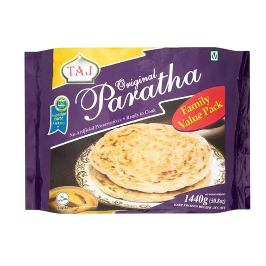 Taj Frozen Paratha Family Pack - 1.44Kgs-Noor Groceries